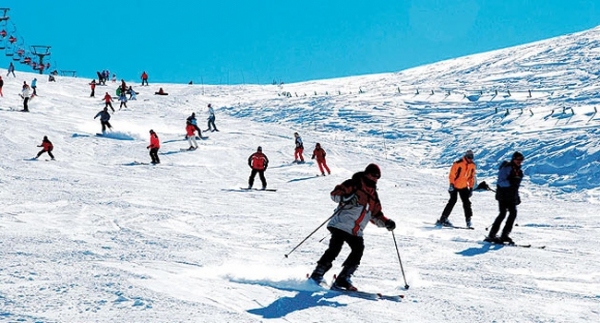 Yıldız Dağı'nda kayak heyecanı