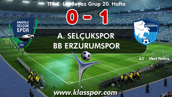 A. Selçukspor 0 - BB Erzurumspor 1
