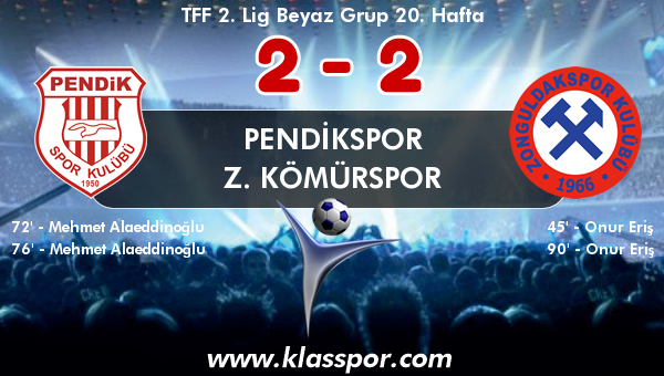 Pendikspor 2 - Z. Kömürspor 2