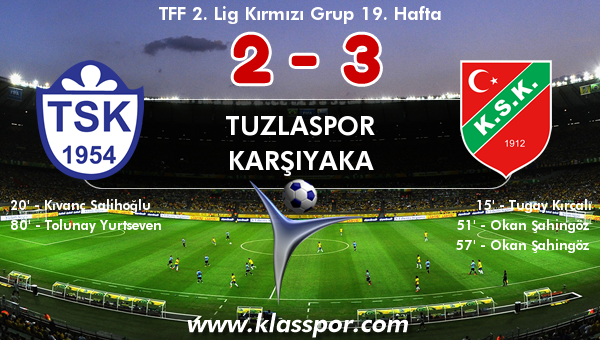 Tuzlaspor 2 - Karşıyaka 3