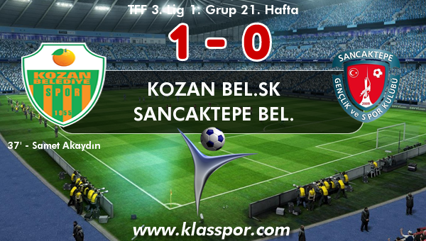 Kozan Bel.SK 1 - Sancaktepe Bel. 0