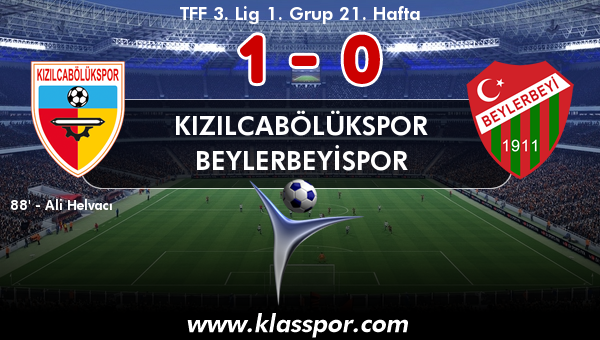 Kızılcabölükspor 1 - Beylerbeyispor 0