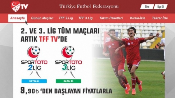2. Lig ve 3. Lig maçlarına canlı yayın projesi