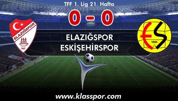 Elazığspor 0 - Eskişehirspor 0