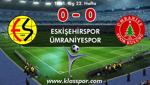 Eskişehirspor 0 - Ümraniyespor 0