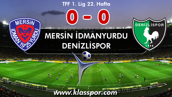 Mersin İdmanyurdu 0 - Denizlispor 0