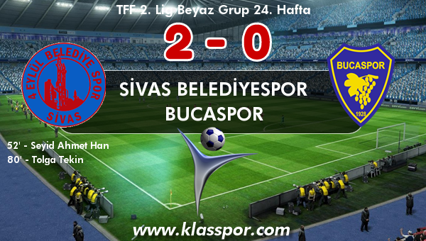 Sivas Belediyespor 2 - Bucaspor 0
