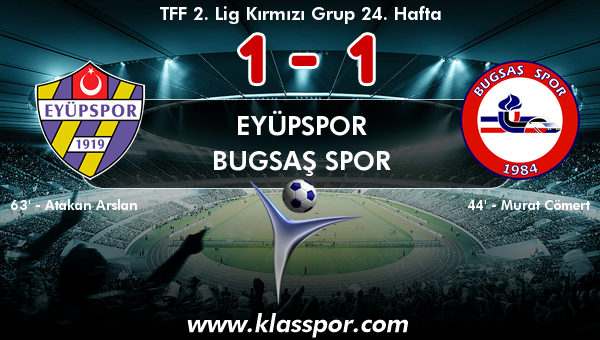 Eyüpspor 1 - Bugsaş Spor 1