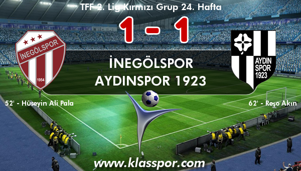 İnegölspor 1 - Aydınspor 1923 1