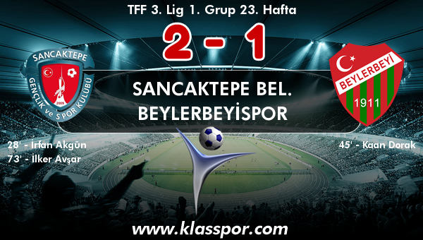 Sancaktepe Bel. 2 - Beylerbeyispor 1