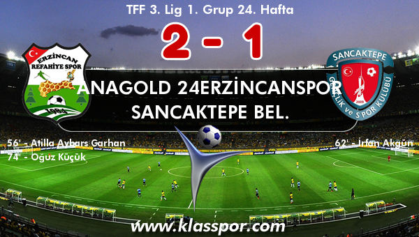 Anagold 24Erzincanspor 2 - Sancaktepe Bel. 1