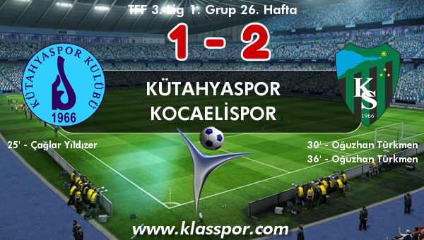 Kütahyaspor 1 - Kocaelispor 2