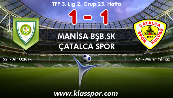 Manisa BŞB.SK 1 - Çatalca Spor 1