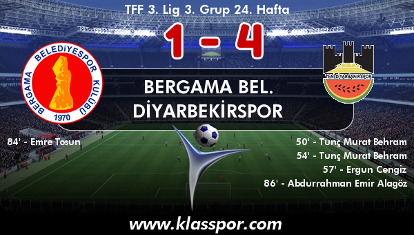 Bergama Bel. 1 - Diyarbekirspor 4