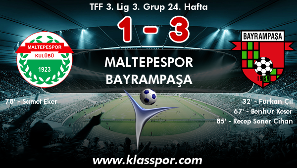 Maltepespor 1 - Bayrampaşa 3