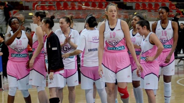 Bellona AGÜ Spor-Mersin Büyükşehir Belediye: 74-64