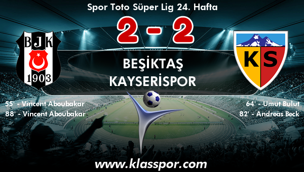 Beşiktaş 2 - Kayserispor 2