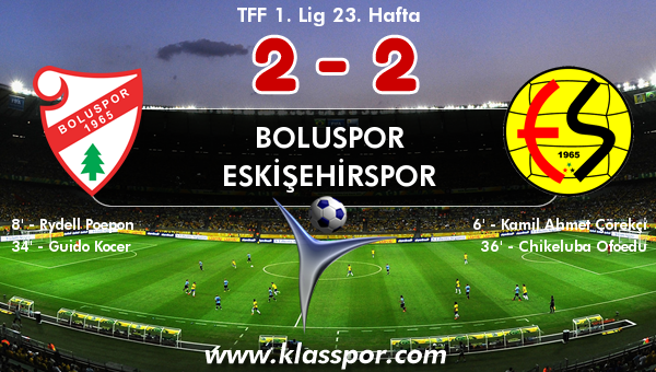 Boluspor 2 - Eskişehirspor 2