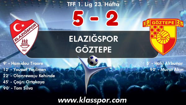 Elazığspor 5 - Göztepe 2