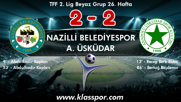 Nazilli Belediyespor 2 - A. Üsküdar 2