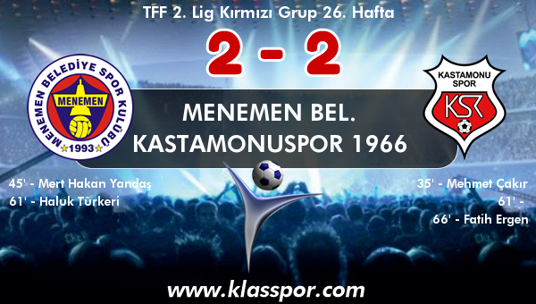 Menemen Bel. 2 - Kastamonuspor 1966 2