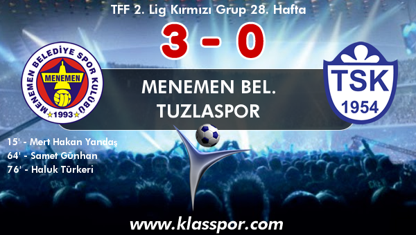 Menemen Bel. 3 - Tuzlaspor 0