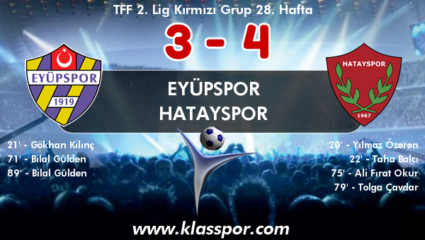 Eyüpspor 3 - Hatayspor 4