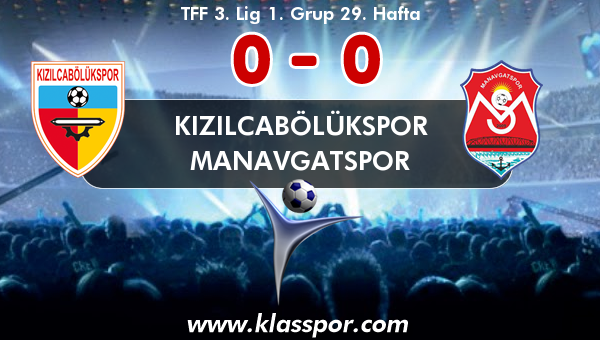 Kızılcabölükspor 0 - Manavgatspor 0