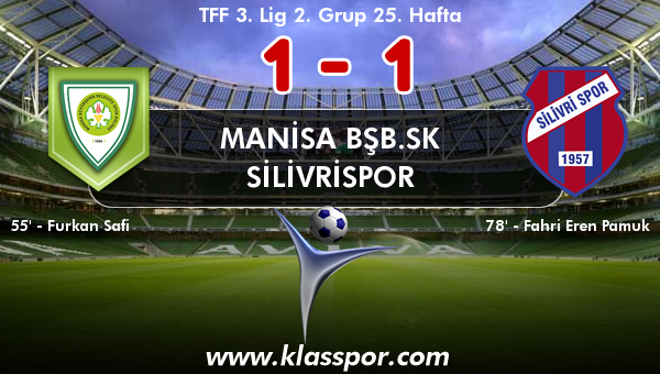 Manisa BŞB.SK 1 - Silivrispor 1