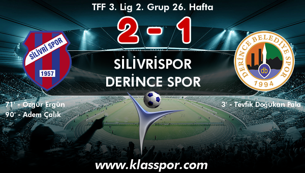 Silivrispor 2 - Derince Spor 1