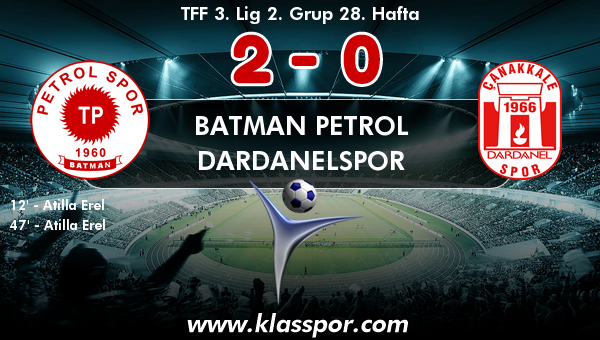 Batman Petrol 2 - Dardanelspor 0