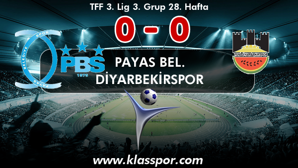 Payas Bel. 0 - Diyarbekirspor 0