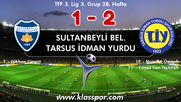 Sultanbeyli Bel. 1 - Tarsus İdman Yurdu 2