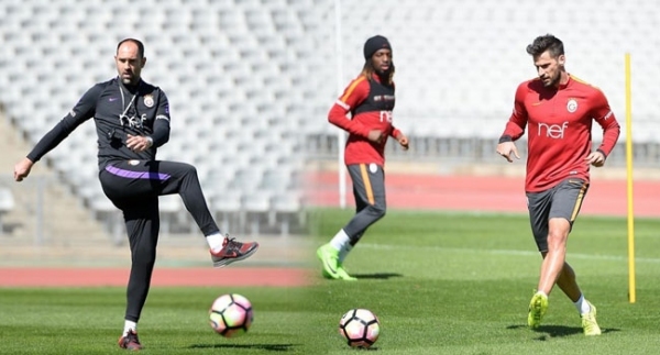 Galatasaray, Olimpiyat Stadı'nda çalıştı