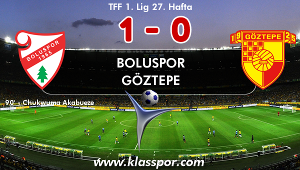 Boluspor 1 - Göztepe 0