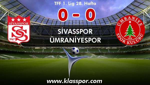 Sivasspor 0 - Ümraniyespor 0