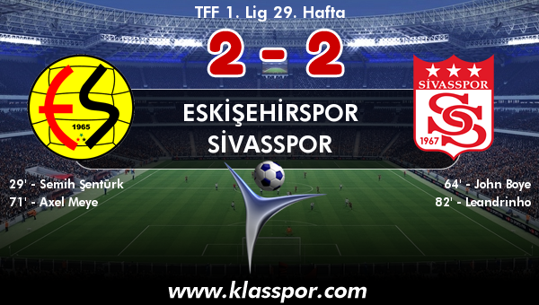 Eskişehirspor 2 - Sivasspor 2