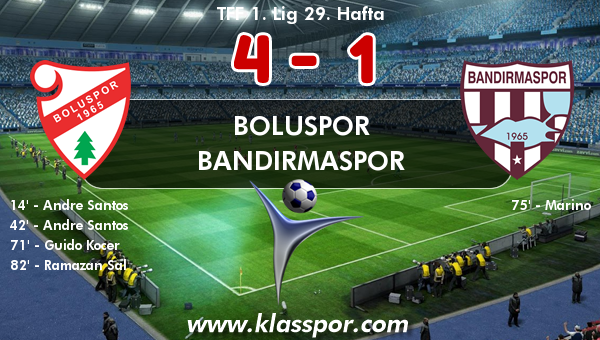 Boluspor 4 - Bandırmaspor 1