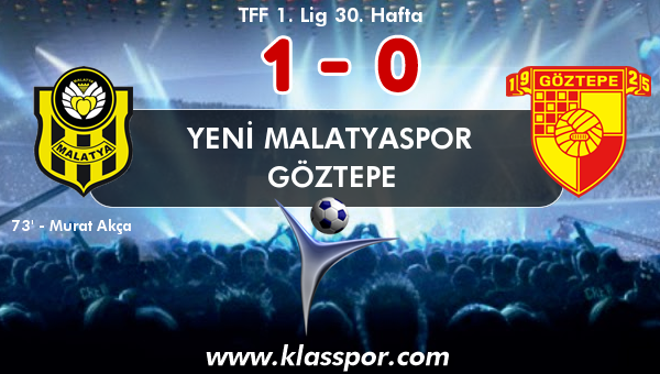 Yeni Malatyaspor 1 - Göztepe 0