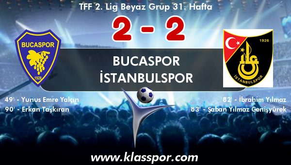 Bucaspor 2 - İstanbulspor 2