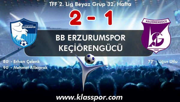 BB Erzurumspor 2 - Keçiörengücü 1