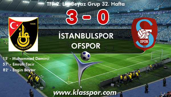 İstanbulspor 3 - Ofspor 0
