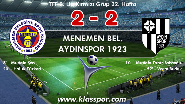 Menemen Bel. 2 - Aydınspor 1923 2