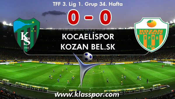 Kocaelispor 0 - Kozan Bel.SK 0