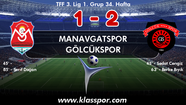 Manavgatspor 1 - Gölcükspor 2