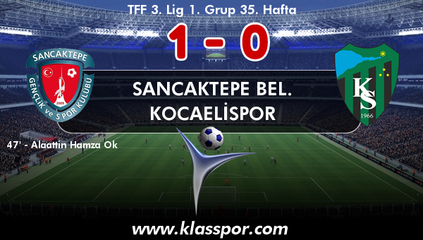 Sancaktepe Bel. 1 - Kocaelispor 0