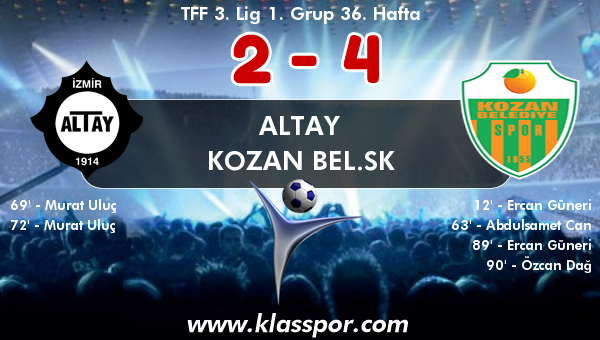 Altay 2 - Kozan Bel.SK 4