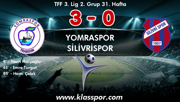 Yomraspor 3 - Silivrispor 0