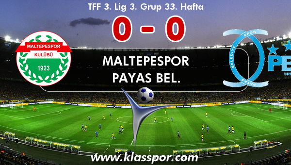 Maltepespor 0 - Payas Bel. 0