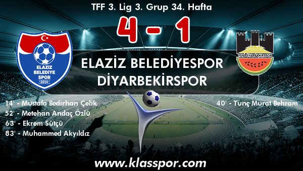 Elaziz Belediyespor 4 - Diyarbekirspor 1